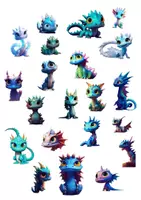 Vorschau - selbst erstellte Cliparts/Grafiken - 115 Drachen Cliparts zur kommerziellen Nutzung - Seite 1
