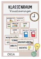 Vorschau - Fördermaterial/Inklusion - Klassenraum Visualisierungen Hausaufgaben Termine - Deckblatt