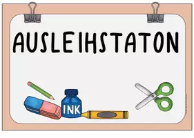 Vorschau - Arbeitsblätter - Ausleihstation Schilder Visualisierung - Seite 3