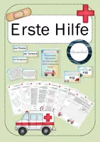 Vorschau - Unterrichtsreihen - Erste Hilfe - handlungsorientierte Unterrichtseinheit - Deckblatt