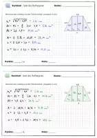 Vorschau - Test - Kurztest Satz des Pythagoras 4 - Ebene - Seite 3