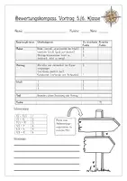 Vorschau - Lehrpläne/Lehrermaterial - Bewertungsschema/ Bewertung mit Kriterien (universell einsetzbar, da freie Inhaltskriterien) - Seite 1