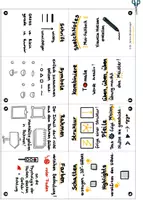 Vorschau - Arbeitsblätter - Sketchnotes lernen mit 3 Mini-Faltbüchern (Bundle Teil 1-3) - Seite 1