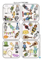Vista previa - Juegos / Gamificación - Karneval / Fasching Such mich! Spiel Alemán - página 3
