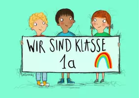 Vorschau - Mal- und Bastelvorlagen - Poster - Wir sind Klasse - Türschild @missmonday - Seite 3