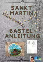 Vorschau - Arbeitsblätter - Basteln 3D- Bild Sankt Martin teilt den Mantel - Deckblatt