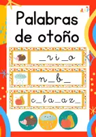 Vista previa - Juegos / Gamificación - Palabras de otoño - Portada