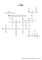 Vorschau - Spiele - Kreuzworträtsel Herbst - mittel - Seite 1