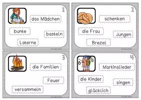 Vorschau - Arbeitsblätter - Sankt Martin - Sätze schreiben - Seite 3