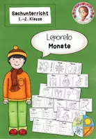 Vorschau - Mal- und Bastelvorlagen - Leporello Jahreszeiten Monate (Klasse 1 bis 2) - Deckblatt