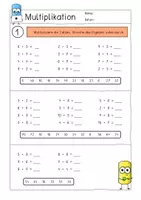 Vorschau - Arbeitsblätter - MULTIPLIKATION / Arbeitsblätter - Seite 2