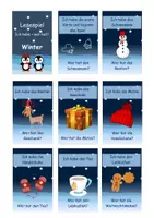 Vorschau - Spiele - DaZ/DaF - Lesekette: Ich habe - wer hat? Winter - Seite 1