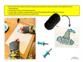 Vorschau - Mal- und Bastelvorlagen - Pinnadel-Bilder mit Halloween-Motiven (auch zum umweben) - Seite 2