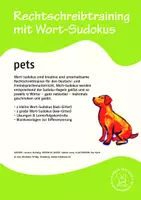 Vorschau - Spiele - Wortsudoku Englisch: pets - Deckblatt