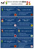 Vorschau - Spiele - Adventskalender: American idioms advent calendar Englisch - Seite 1