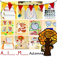 Aperçu - Apprentissages en autonomie - PACK Ateliers de Manipulation Autonome AUTOMNE - Page de couverture