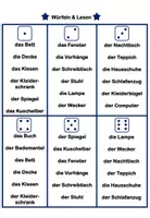 Vorschau - Spiele - Mein Zimmer Vokabelspiele für DaF - Seite 2