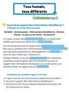 Aperçu - Préparation de séance / Séance complète - SVT: Tous humains, tous différents - entrainement - Page 3