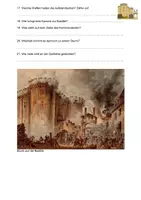 Vorschau - Arbeitsblätter - Der Sturm auf die Bastille - Fragen zum Film - Seite 1