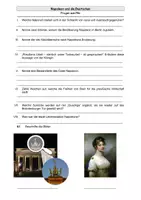 Vorschau - Arbeitsblätter - Napoleon und die Deutschen - Fragen zum Film - Deckblatt