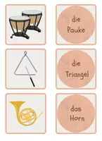 Vorschau - Spiele - Instrumente - Paare finden - DAF/DAZ - Seite 1