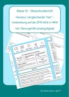 Vorschau - Arbeitsblätter - ZP10 Handout Vergleichender Text + Planungshilfe (analog + digital) - Deckblatt