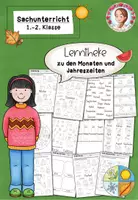 Vorschau - Arbeitsblätter - Jahreszeiten Grundschule | Monate und Jahreszeiten Lerntheke Klasse 1-2 - Deckblatt