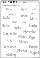 Vorschau - Arbeitsblätter - Jahreszeiten Grundschule | Monate und Jahreszeiten Lerntheke Klasse 1-2 - Seite 3