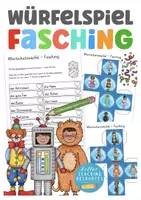 Vorschau - Spiele - Fasching / Karneval Spiel DAZ - Deckblatt