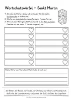 Aperçu - Feuilles d'exercices - Sankt Martin Martinstag jeu Allemand / Deutsch Spiel - Page 2