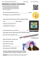 Vorschau - Arbeitsblätter - Arbeitsblatt "Thermometer" + Onlineübung & MP3 + Mindmap + Infografik - Deckblatt