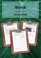 Vorschau - Arbeitsblätter - Bionik - Klette und Krake - Kleben und Haften - Deckblatt