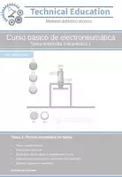 Vista previa - Hojas de trabajo - Curso básico de electroneumática: tarea orientada a la práctica 1 - Portada