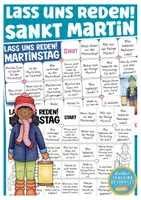 Vorschau - Spiele - Martinstag Sprechanlässe Plauderbrett Spiel Sankt Martin - Deckblatt