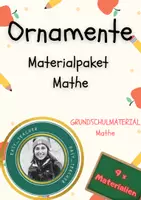 Vorschau - Unterrichtsreihen - Ornamente und Muster in der Mathematik: Materialpaket für die Grundschule / Klasse 3–4 - Deckblatt