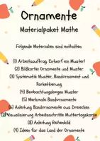 Vorschau - Unterrichtsreihen - Ornamente und Muster in der Mathematik: Materialpaket für die Grundschule / Klasse 3–4 - Seite 1