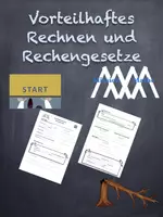 Vorschau - Arbeitsblätter - Vorteilhaftes Rechnen - Rechengesetze - Deckblatt