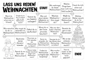 Vorschau - Spiele - Lass uns reden! Weihnachten Sprechanlässe Spiel Deutsch DAZ - Seite 2