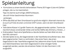 Vorschau - Arbeitsblätter - Spiel zur Wiederholung von Unterrichtsinhalten! Unabhängig von Schulform, Jahrgang oder Fach! - Seite 2