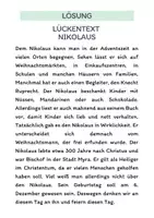 Vorschau - Arbeitsblätter - Lückentext Nikolaus - Seite 1