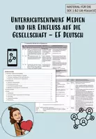 Vorschau - Stundenentwürfe - Unterrichtsentwurf Deutsch – Medien EF – mit 1-2 bewertet - Deckblatt