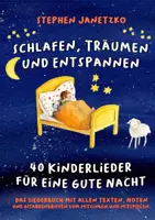 Vorschau - Fördermaterial/Inklusion - Schlafen, Träumen und Entspannen - 40 Kinderlieder für eine gute Nacht - Das Liederbuch - Deckblatt