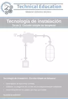 Vista previa - Hojas de trabajo - Tecnología de instalación - Circuito simple de lámparas - Portada