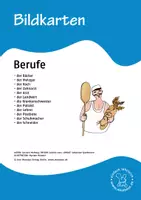 Vorschau - Bildkarten - Bildkarten Deutsch: Berufe - Deckblatt