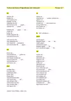 Vista previa - Hojas de trabajo - Verben mit festen Präpositionen mit Akkusativ - Liste A2 + - página 1