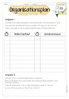 Vorschau - Arbeitsblätter - Organisationsplan - Materialpaket - Seite 3