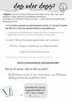 Vorschau - Arbeitsblätter - das oder dass: Wortarten bestimmen. - Seite 1