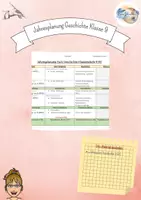 Vorschau - Lehrpläne/Lehrermaterial - Jahresplanung Geschichte Klassenstufe 9 RS BY - Deckblatt