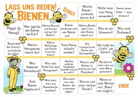 Aperçu - Jeux - Bienen Sachunterricht Grundschule Spiel Lass uns reden! Allemand Deutsch - Page 1