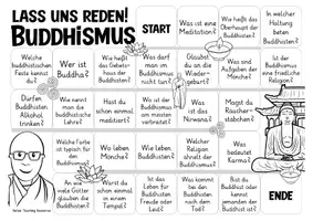 Vista previa - Juegos / Gamificación - Buddhismus Spiel Religion (Lass uns reden / Plauderbrettspiel) Alemán - página 1